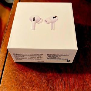 Apple air pods pro with 4 in 1 accessory kit and wireless charging pad